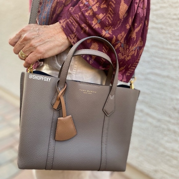 Tory Burch Handbags - SOLD Tory Burch Perry Small Triple Compartment Tote Bag